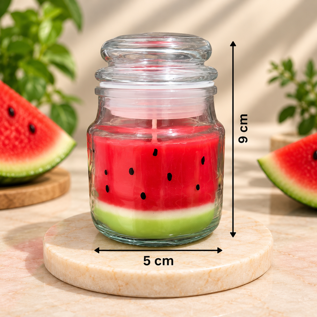 Watermelon Scented Candle – Fruity Bliss | Craft & Wick